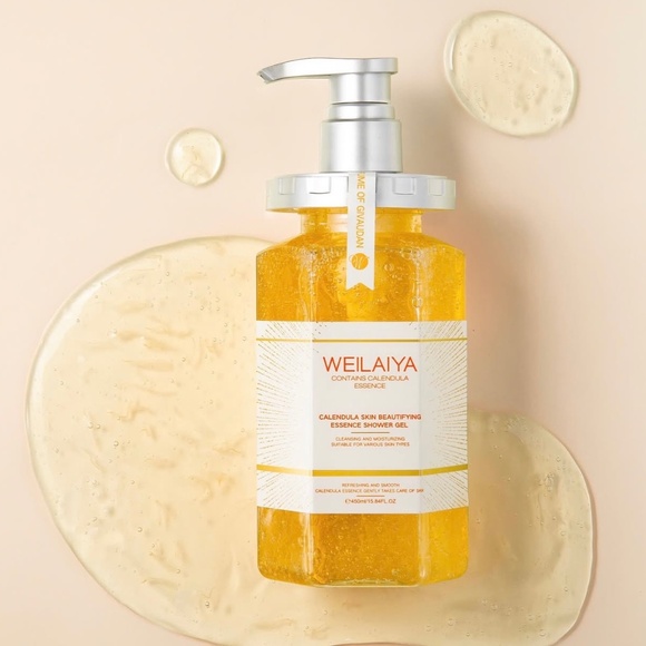 Brand New WEILAIYA Calendula Essence Shower Gel 450mL - Picture 1 of 7